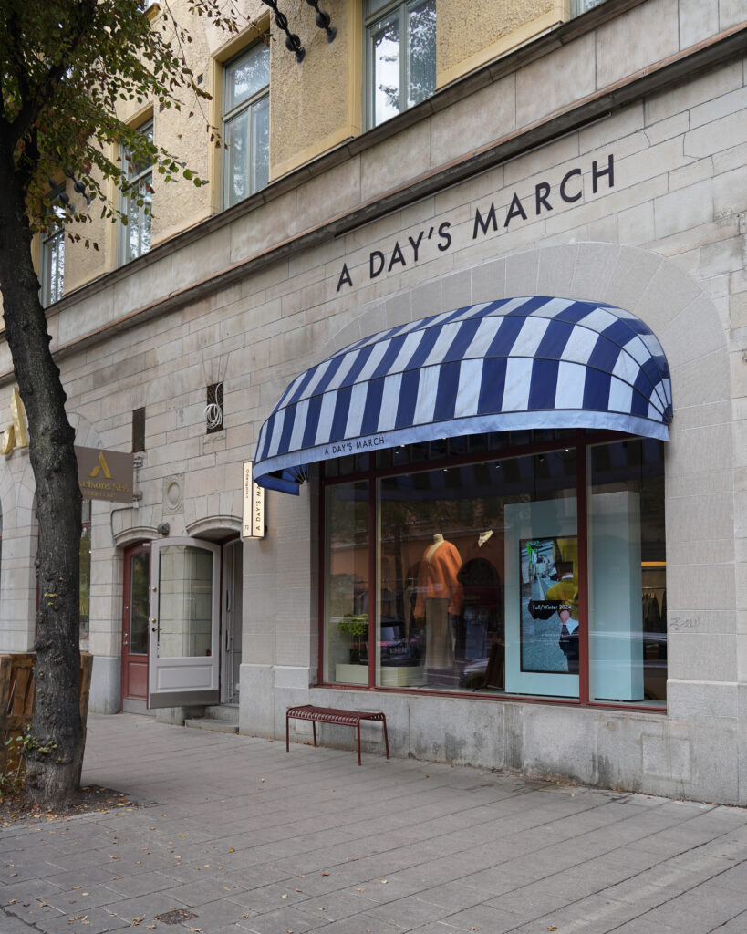 Butikspartier målad fur Stockholm DOFAB